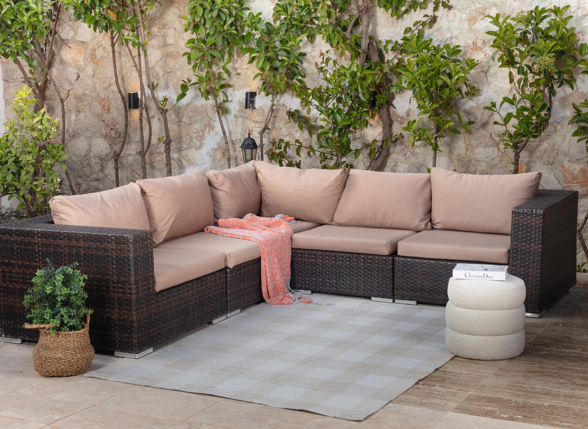 OUTDOORTEPPICH 200/275 cm Beige - Beige, Naturmaterialien/Textil (200/275cm) - LIVABLISS