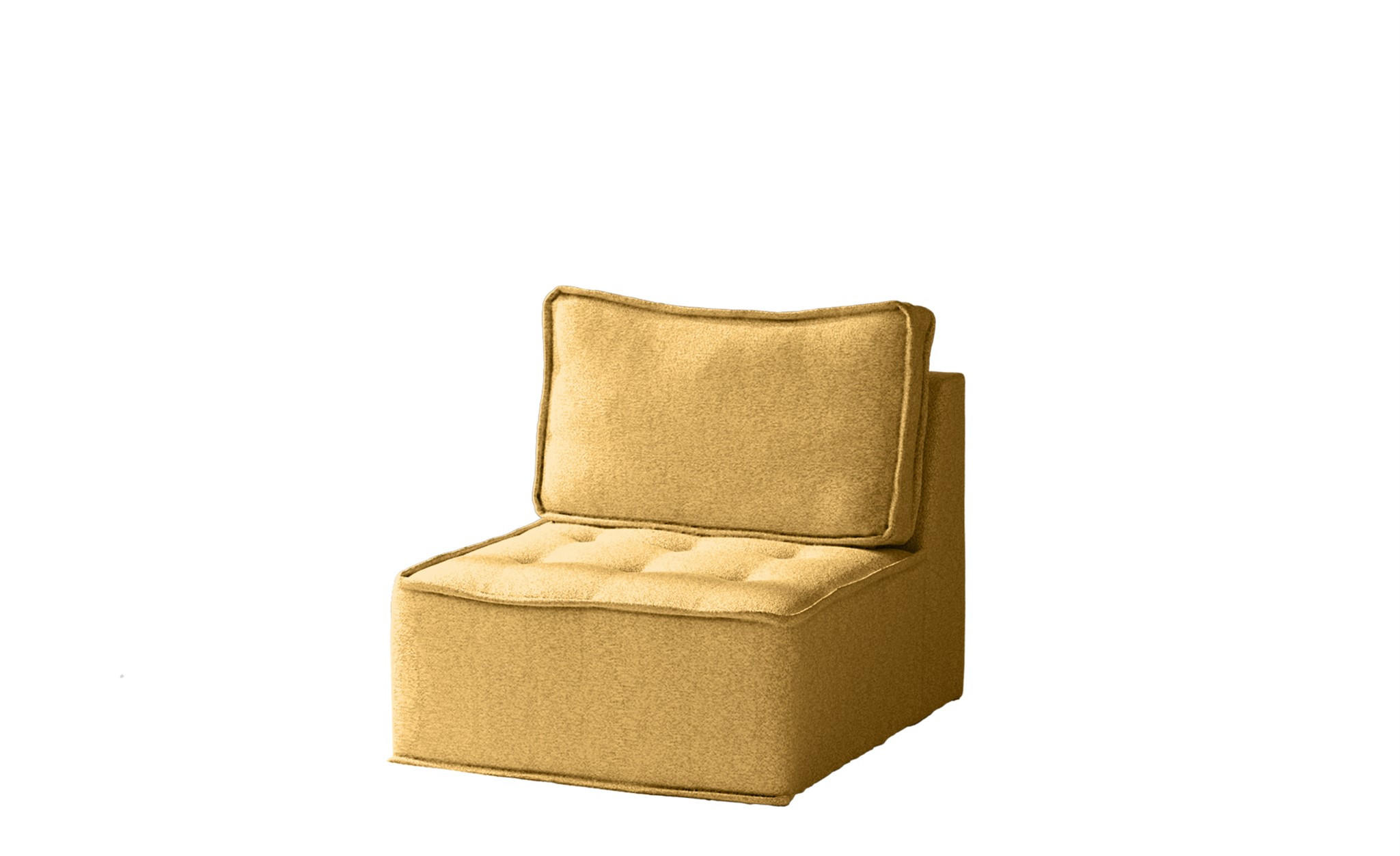 SESSEL Sande Xs In Raven - Gelb, Holzwerkstoff/Textil (80/85/90cm) - Fun Möbel