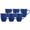 KAFFEEBECHER Doppio Indigo Blau 320 ml 6er Set - Dunkelblau, Keramik (0.32L) - Ritzenhoff Breker