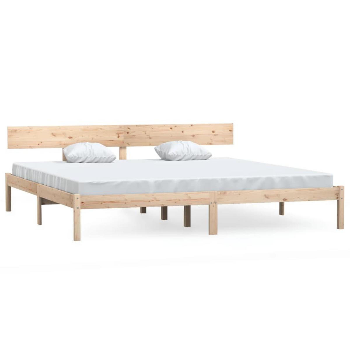 MASSIVHOLZBETT Kiefer 180x200 cm - Braun, Holz (180/200cm) - furnicato