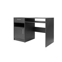 SCHREIBTISCH ELISE 125x58x82 cm Bürotisch Computertisch, Graphitfarben - Graphitfarben, Holzwerkstoff (58/125/82cm) - MASSENO