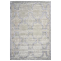 KURZFLOR-TEPPICH Beige 160/230 cm Gwani - Beige/Grau, Textil (160/230cm) - Beliani