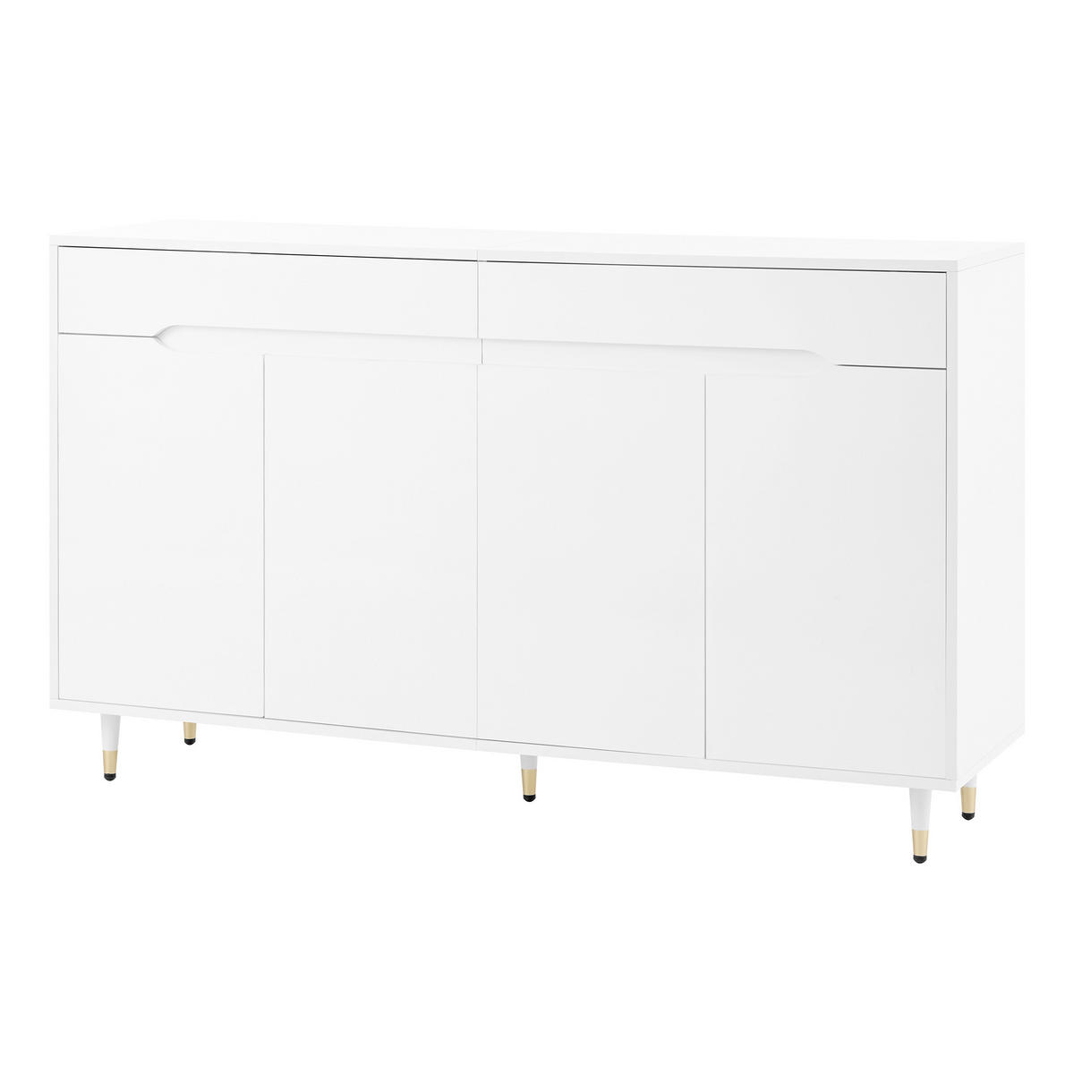 SCHUHSCHRANK Weiß 140/39/84 cm - Weiß, Holzwerkstoff (140/84/39cm) - PANGIVO
