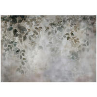 FOTOTAPETE Blätter Hängend Grau 200x140 cm - Multicolor, Papier (200/140cm) - Wallarena