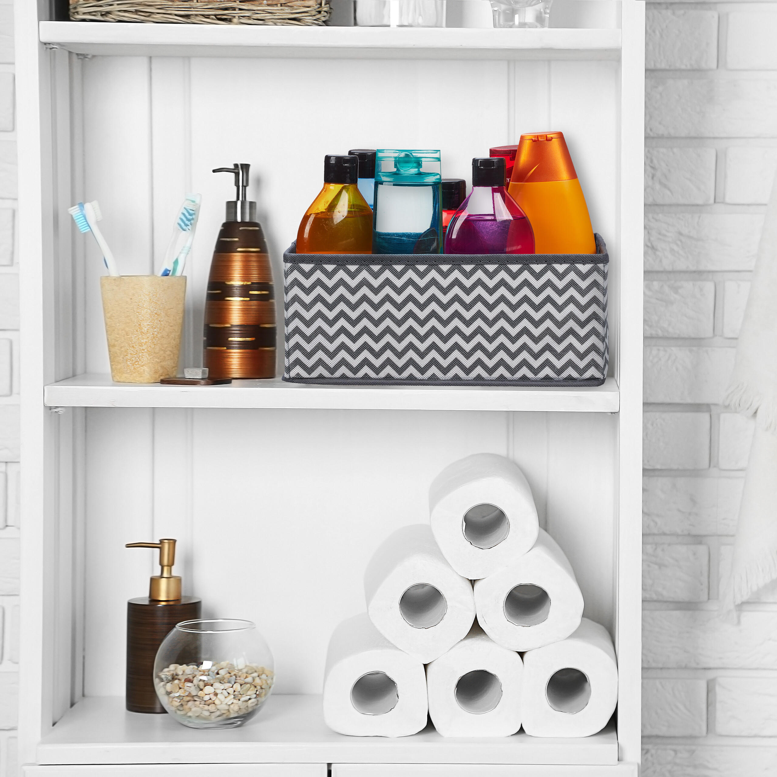 6-tlg.SCHUBLADENORGANIZER-SET - Multicolor, Wellpappe/Textil (28/12/28cm) - Relaxdays