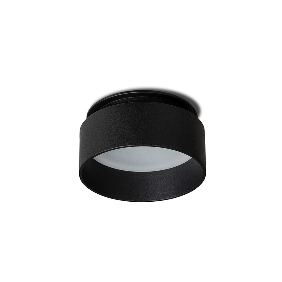 EINBAULEUCHTE TORD Schwarz 9 W - Schwarz, Metall (8/8/4cm) - Rendl
