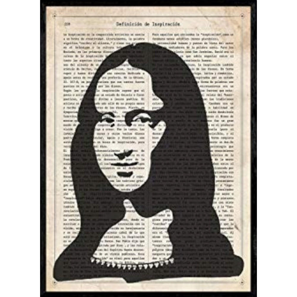 POSTER Von La Gioconda. Vintage Stil A4 Rahmenlos - Klar, Papier (29.7/5/21cm) - Nacnic