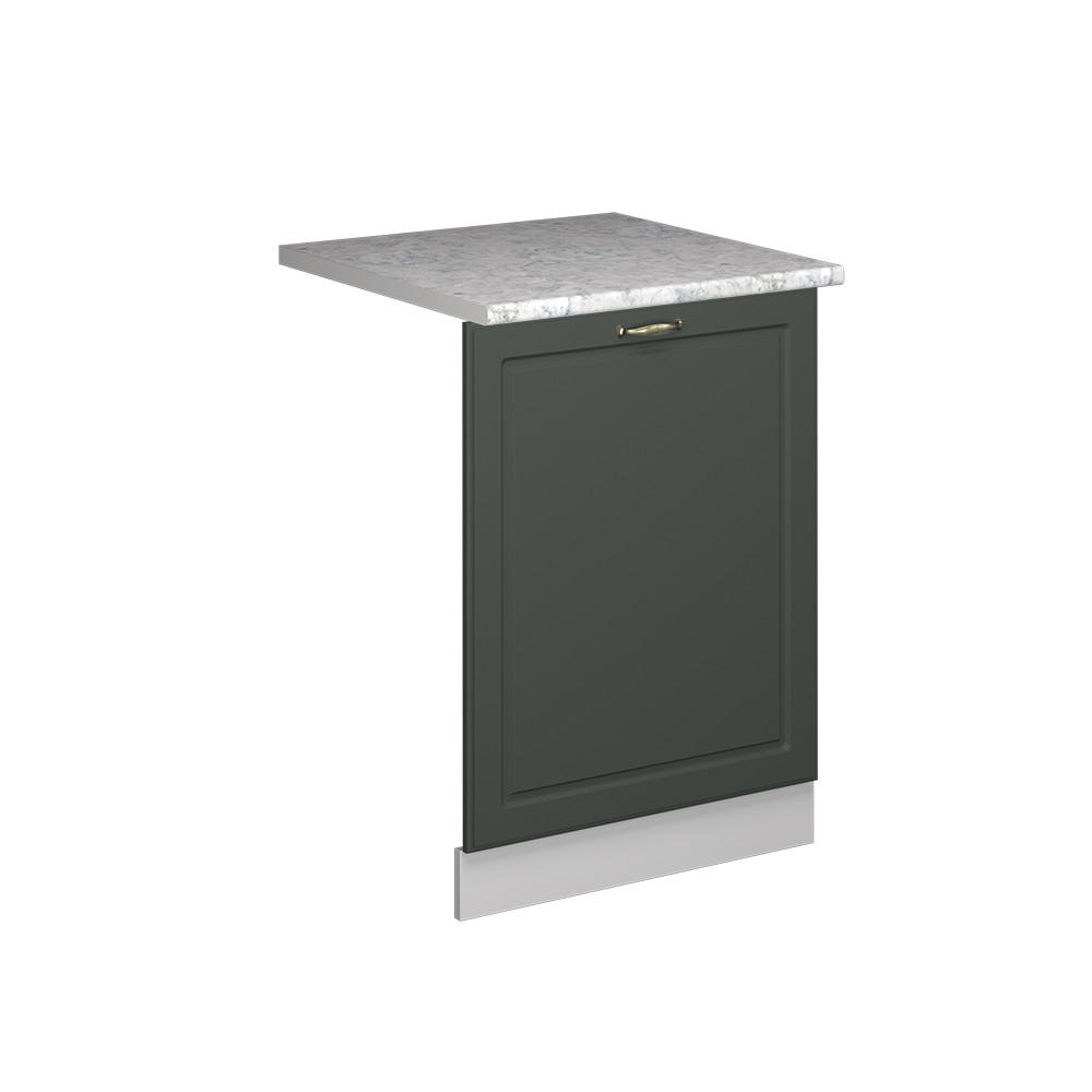 DISKMASKINENS FRONTPANEL Fame-Line Grönt och guld lanthus 60 cm , AP Marble Grön, Vit 81.8/60/60 cm