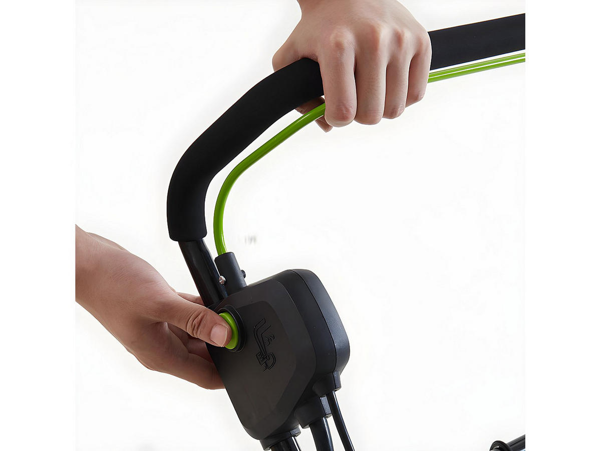 RASENMÄHER - 59.5cm x 45cm - Polypropylen - schwarz, grün - GRAMI - Schwarz, Kunststoff (59.5/34.5/45cm) - Vente-Unique