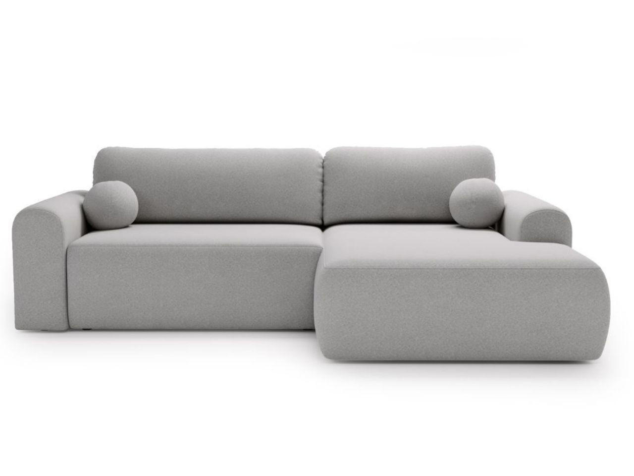 ECKSOFA Savana Grau Rechts - Grau, Holz/Textil (177/257cm) - Graingold