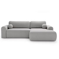 ECKSOFA Savana Grau Rechts - Grau, Holz/Textil (177/257cm) - Graingold