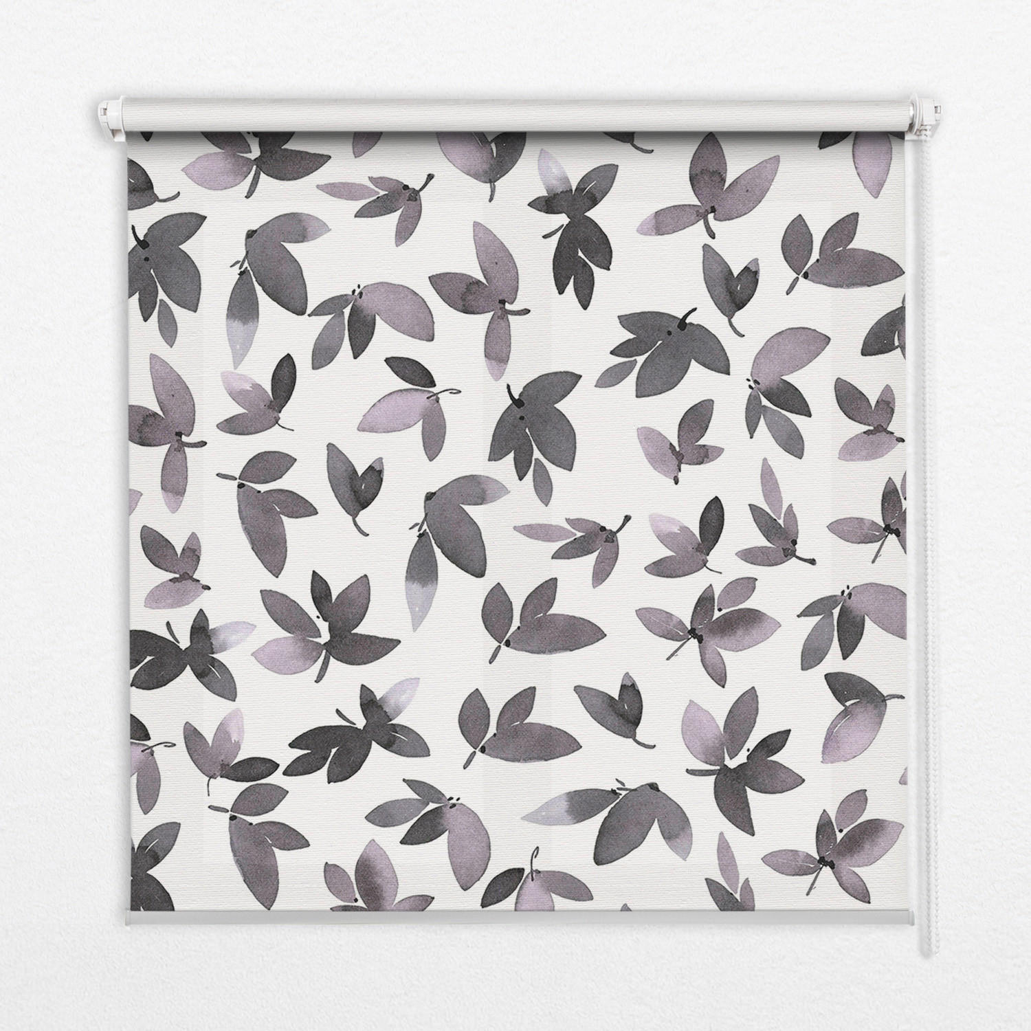 TULUP VNITŘNÍ roleta - okenní roleta - roleta - 80x180 cm - Tmavě růžové listy