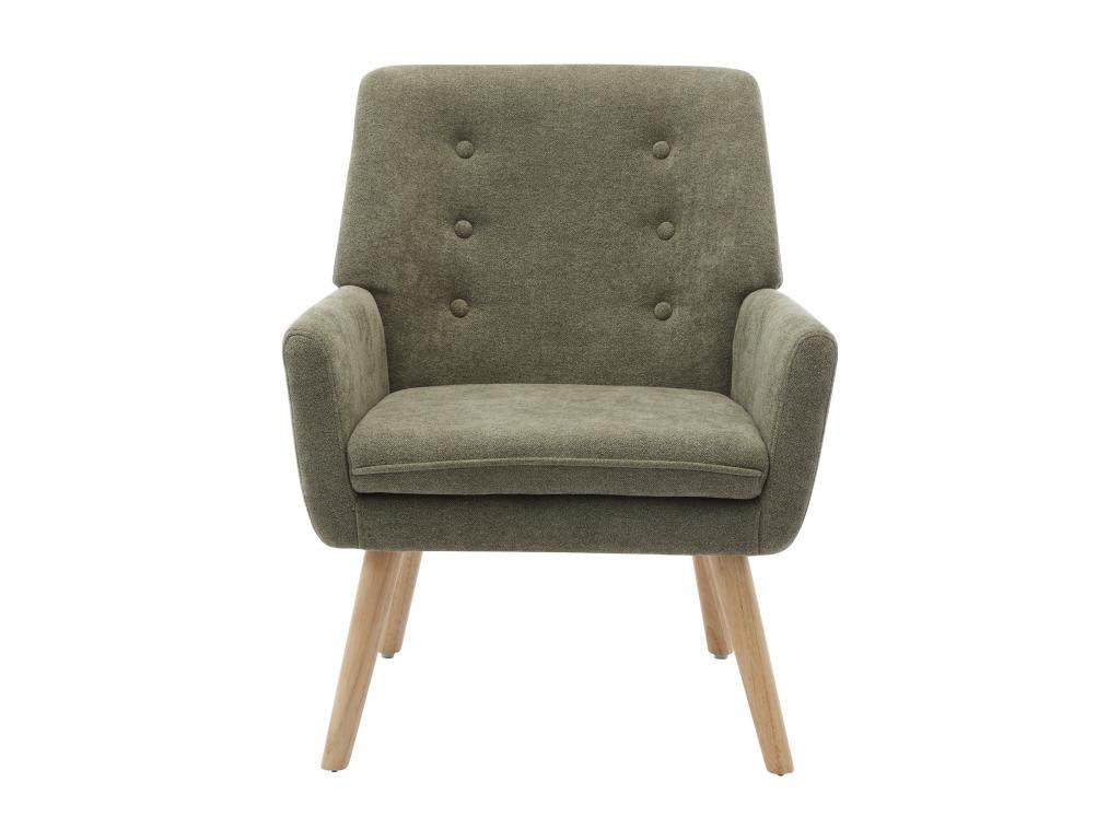 SESSEL - Stoff - Grün - SERINO - Grün, Textil (68/79/65cm) - Vente-Unique