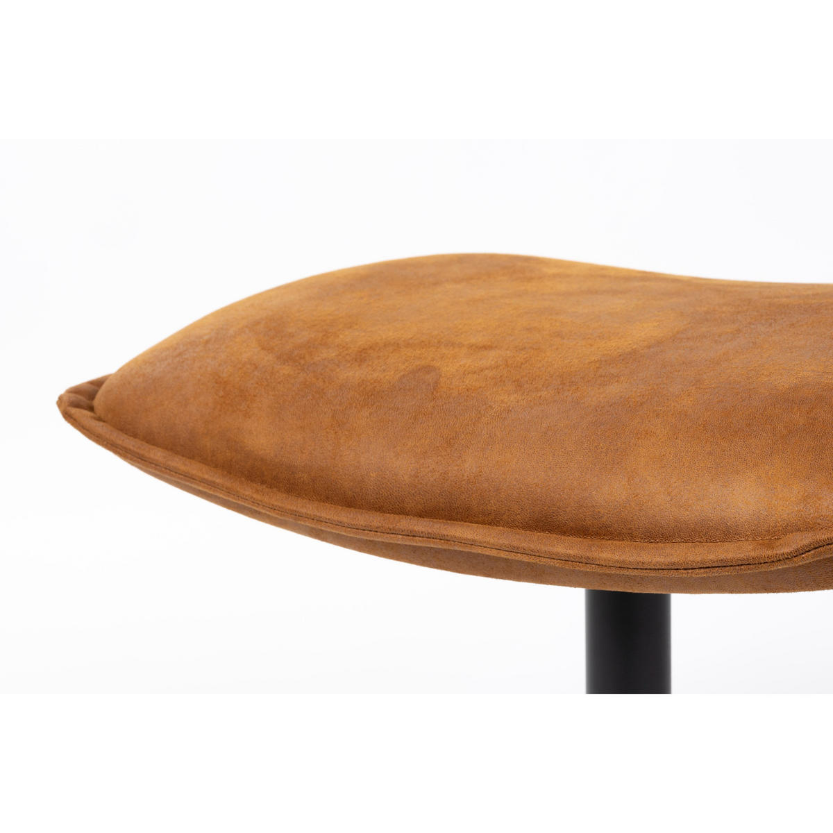 FUSSHOCKER John Fußhocker Cognac - Braun, Kunststoff (60/38/40cm) - Housecraft Living