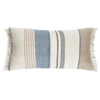 DEKOKISSEN Meerblick Bouclé mehrfarbig 37x70 - Blau/Multicolor, Textil (70/37/12cm) - Malagoon