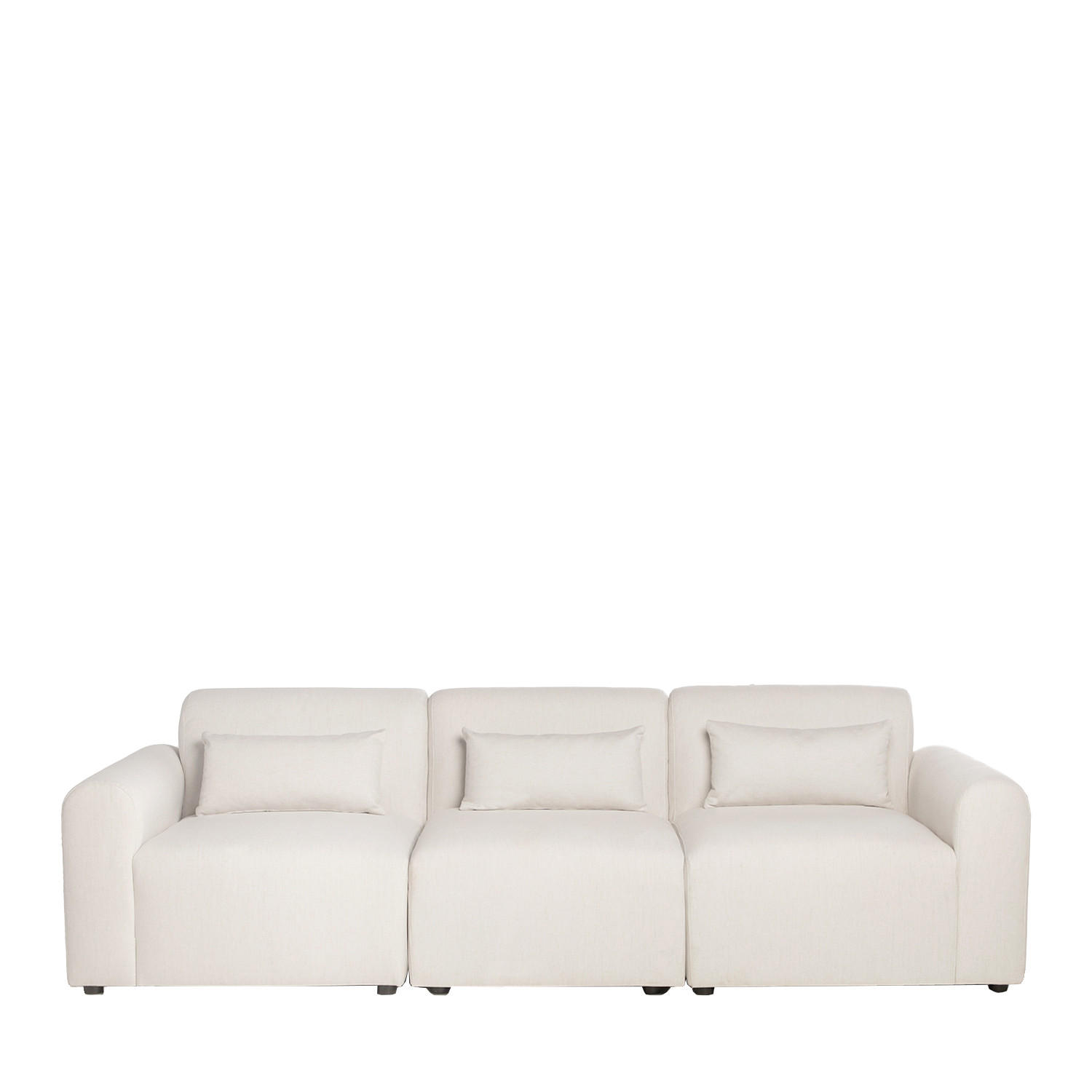 SOFA-DREISITZER Cillian Beige 280 cm x 87 cm - Beige, Textil (280/87/90cm) - Klast Home