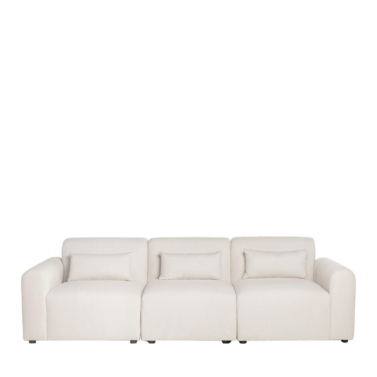SOFA-DREISITZER Cillian Beige 280 cm x 87 cm - Beige, Textil (280/87/90cm) - Klast Home