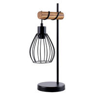 TISCHLEUCHTE Engelbert II 20/15cm - Schwarz, Metall (20/15/46cm) - Nettlife