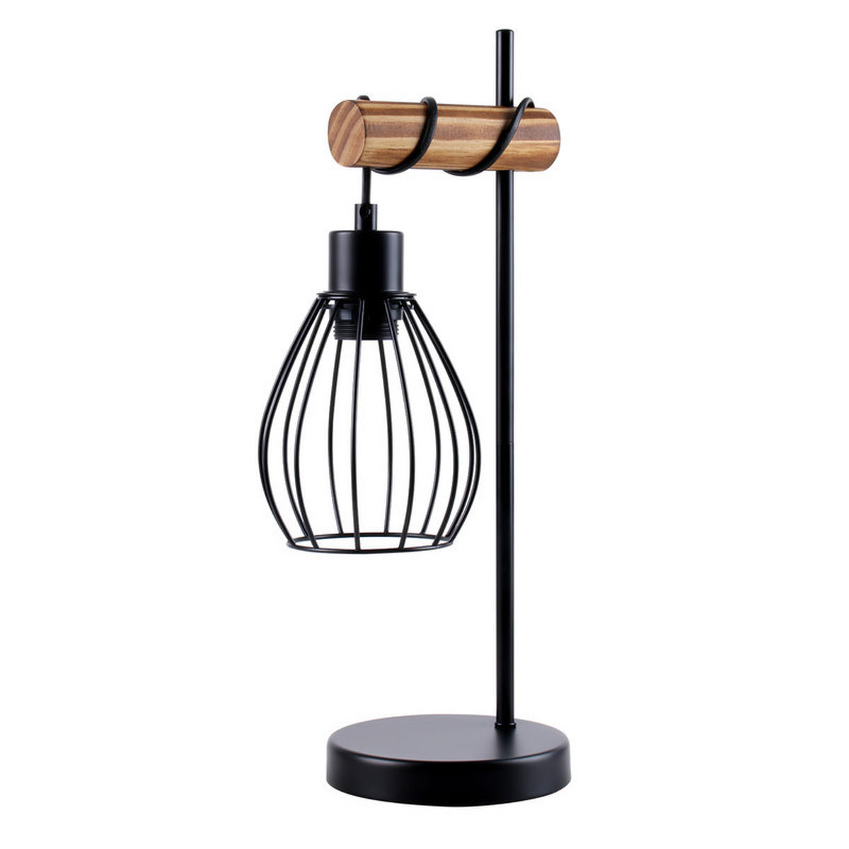 TISCHLEUCHTE Engelbert II 20/15cm - Schwarz, Metall (20/15/46cm) - Nettlife