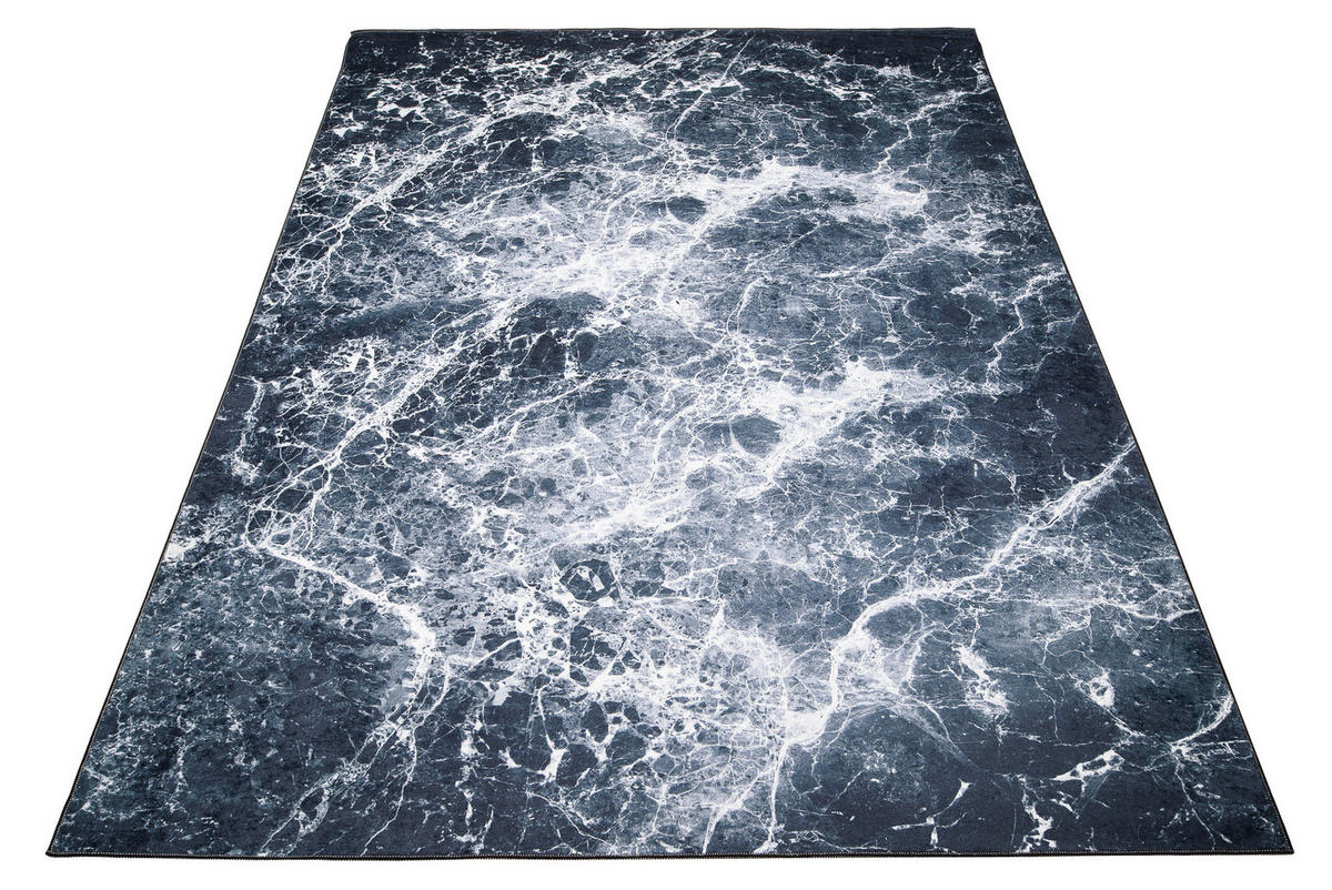 TEPPICH TOSCANA Dunkelblau 140/200 cm - Dunkelblau, Textil (140/200cm) - Tapiso
