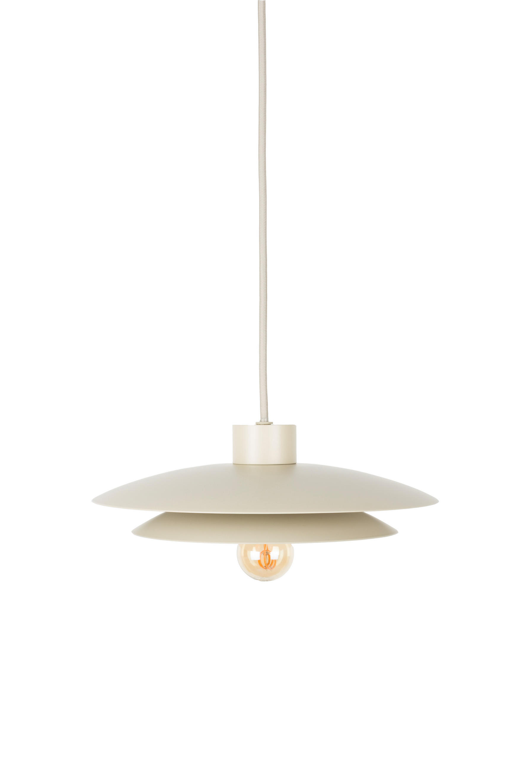 HÄNGELAMPE Wubbo - Beige - 26.5/26.5/160 cm - Beige, Metall (26.5/26.5/160cm)