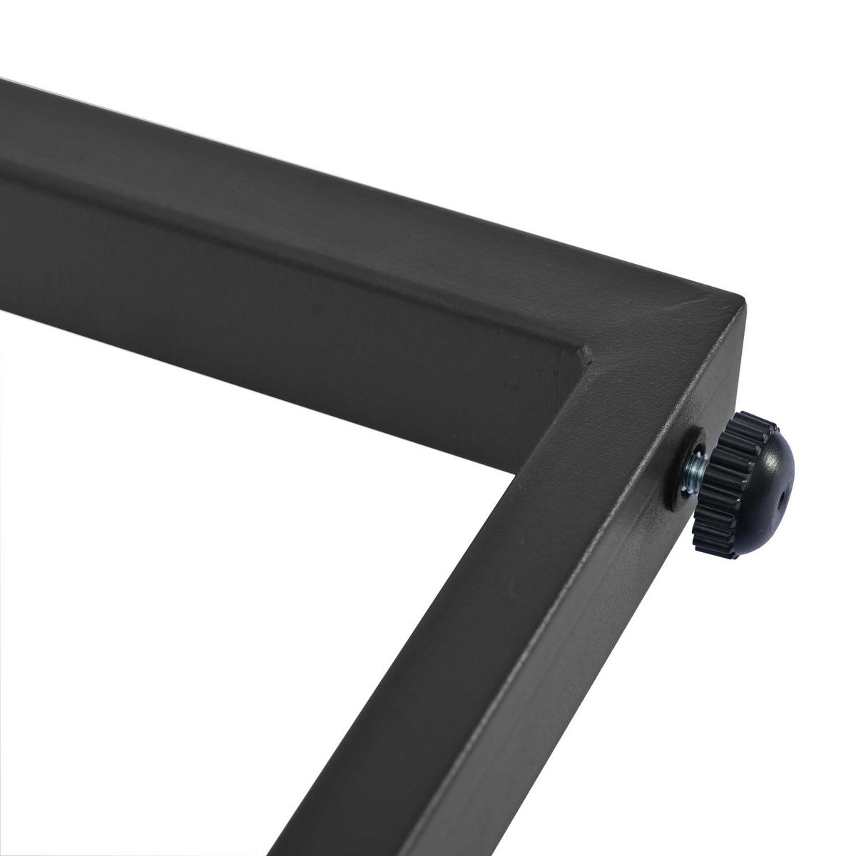 GARTENMÖBEL 176x65x145cm grau, feuerverzinkt und mit Markise - Grau, Metall - Modfu