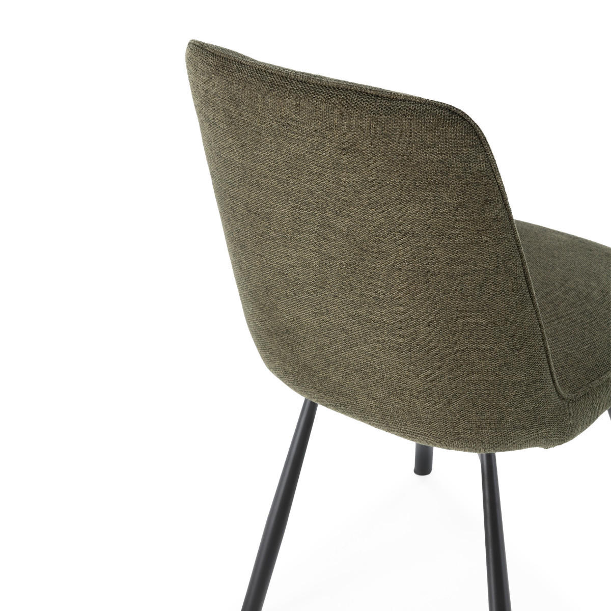 ESSZIMMERSTÜHLE 4er Set 56/46/49,5 cm - Grün, Textil (56/49.5/75.5cm) - Calicosy