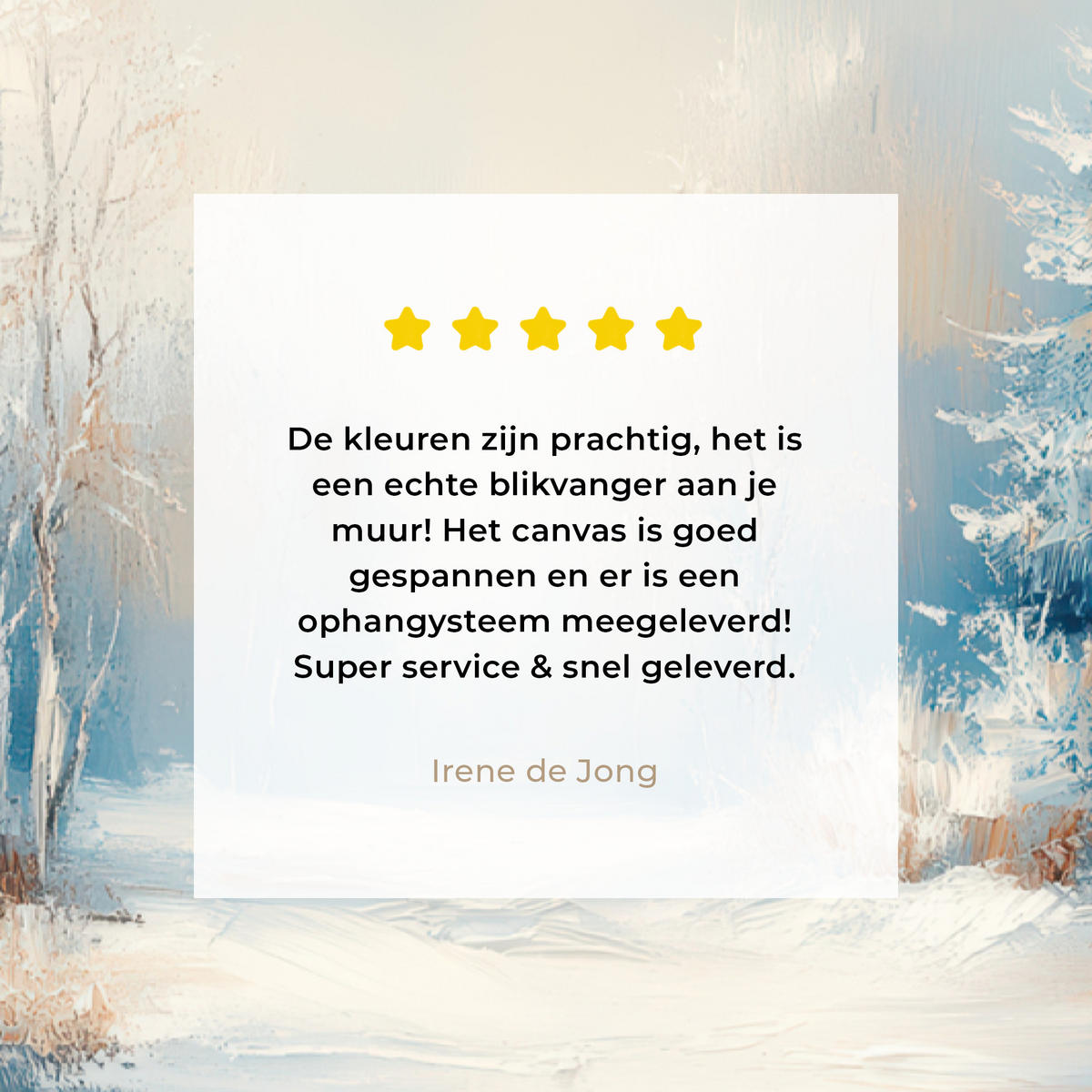 LEINWANDBILD Wald - Winter - Natur - Abstrakt - Schnee Deko XXL 80x120 cm - Weiß, Textil (80/120cm) - MuchoWow