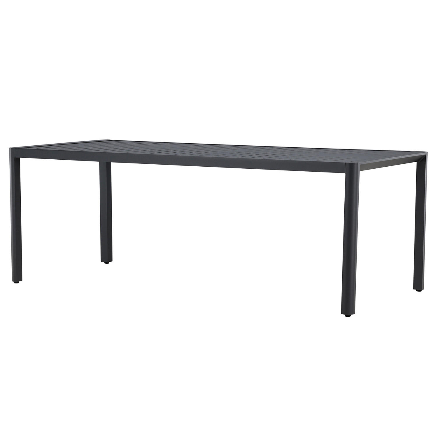 GARTENTISCH - Schwarz, Metall (200/90/72cm) - home24