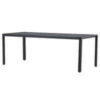 GARTENTISCH - Schwarz, Metall (200/90/72cm) - home24