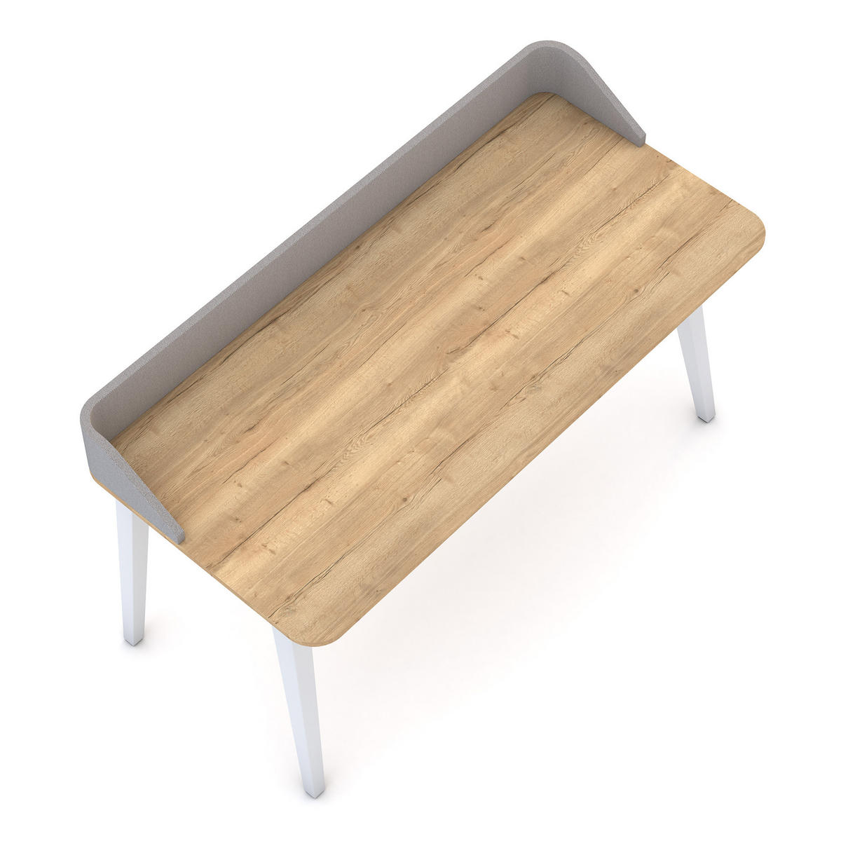 SEKRETÄR Retaro - Weiß, Holz/Metall (60/120/74cm) - ASSMANN