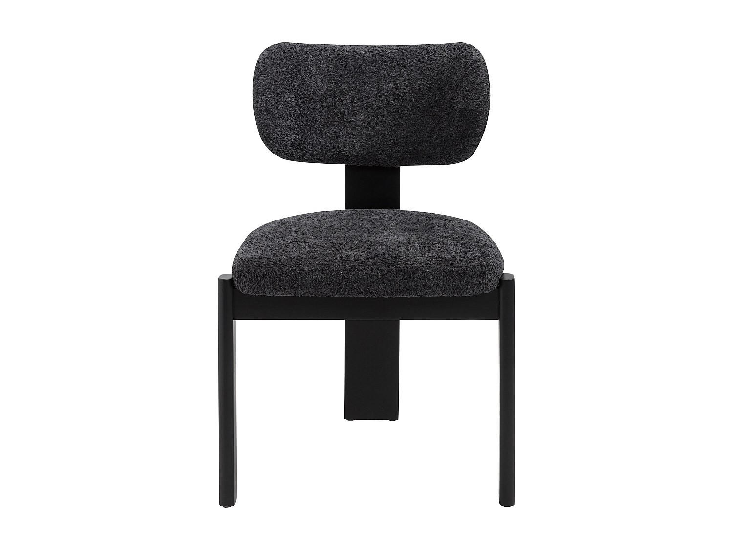STUHL - 56 cm x 60 cm - Stoff - Schwarz - WILANA - Schwarz, Textil (56/85/60cm) - Vente-Unique