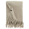 PLAID PLENTY - Beige, Textil (140/200cm) - Schöner Wohnen