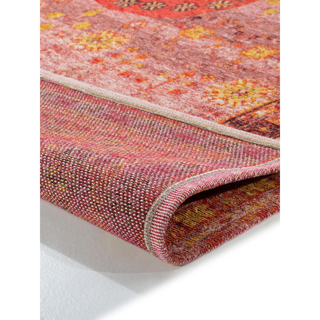 Thumbnail - benuta Pop Flachgewebeteppich, Rot, Textil, Beton Optik, Rechteckig, 195x285 cm, Oeko-Tex® Standard 100, wasserabweisend...