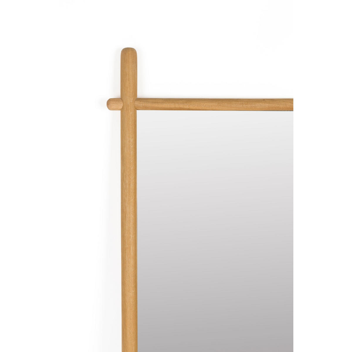 STANDSPIEGEL Solene Spiegel/ Naturel - Eschefarben, Holz (58/160/3.6cm) - Drawer