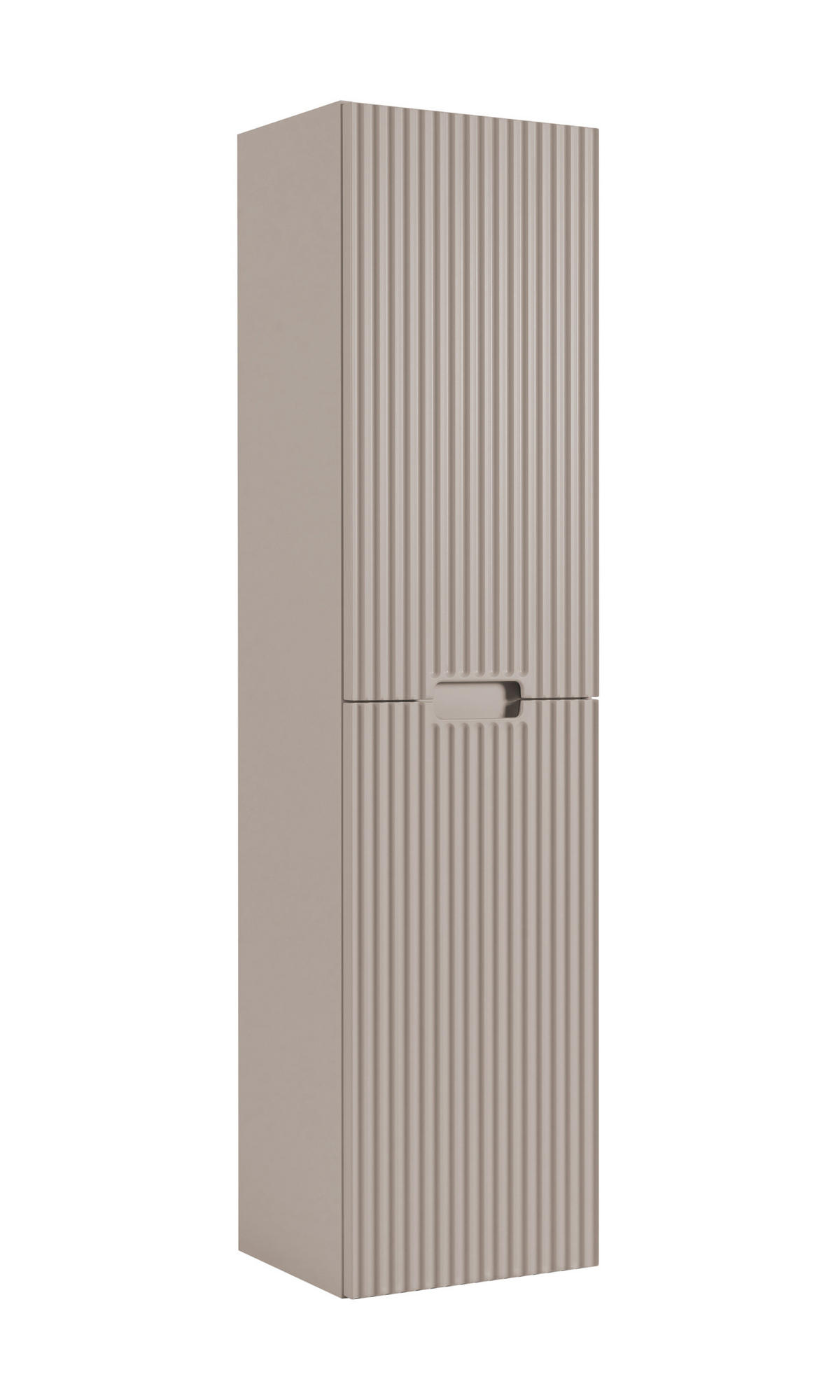 BADEZIMMERSCHRANK : Kaschmir, 35 x 136 x 27 cm - Beige, Holzwerkstoff (35/136/27cm) - 3XE LIVING