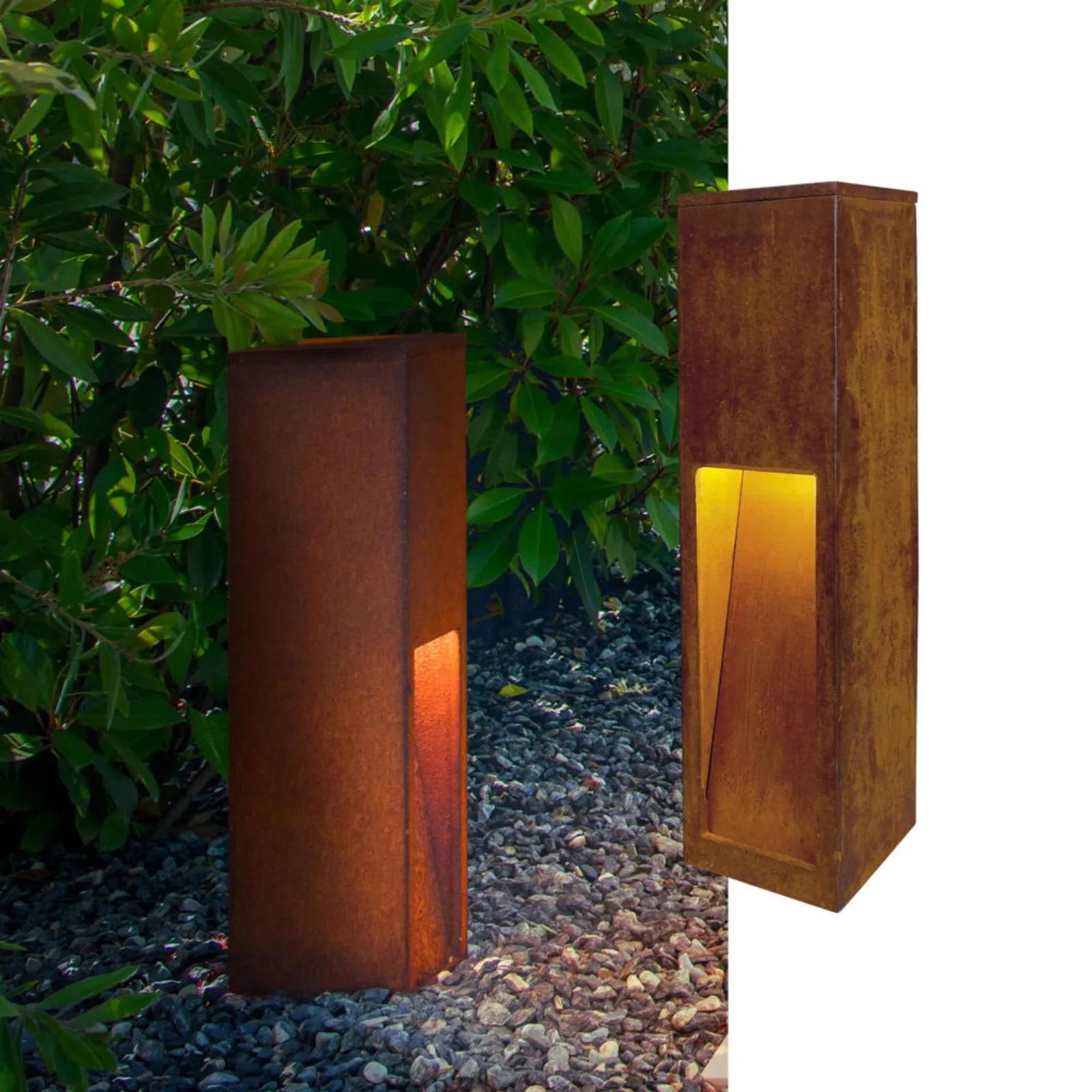 WEGELEUCHTE Rusty Rostfarbig - Rostfarben, Metall (12/12/50cm) - SLV