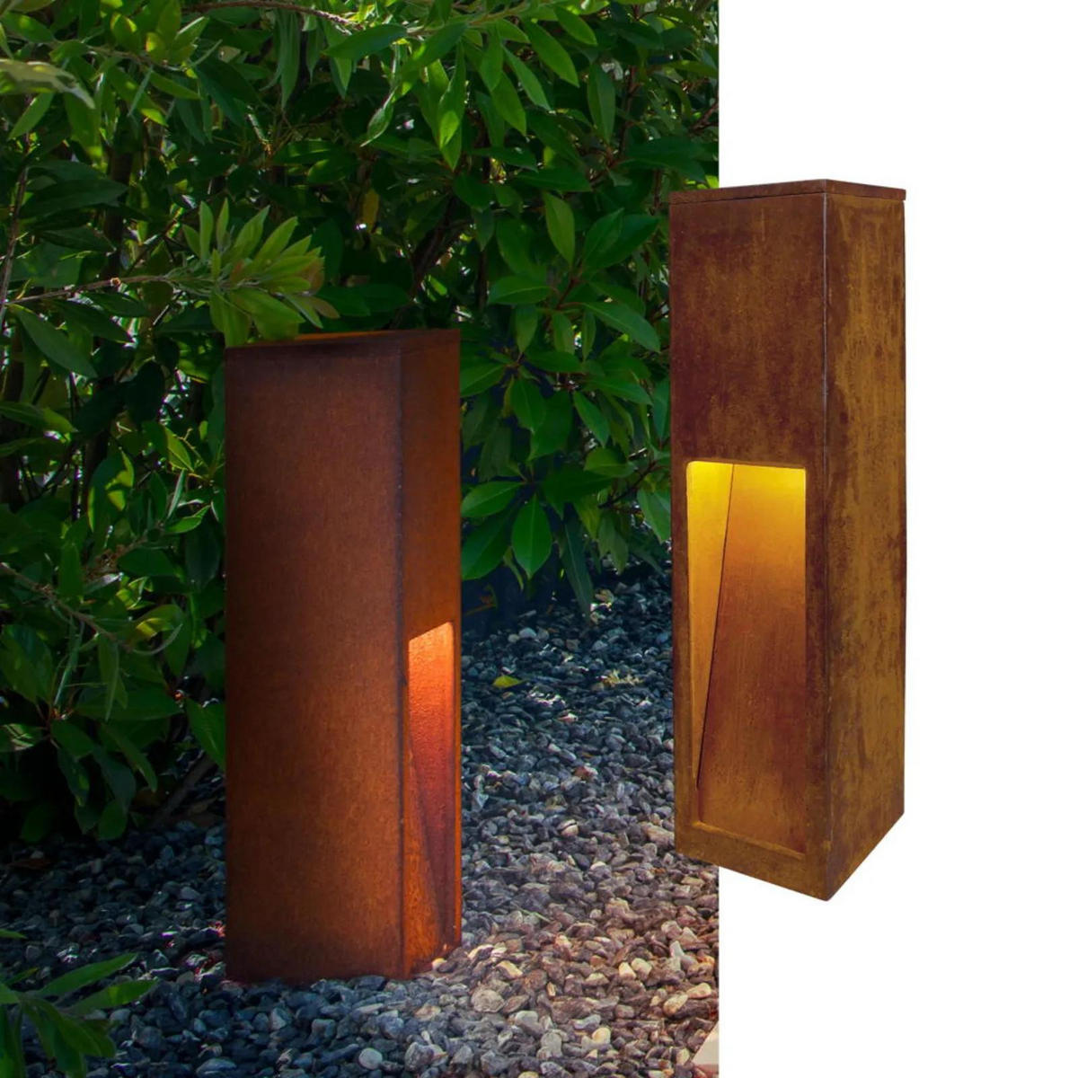 WEGELEUCHTE Rusty Rostfarbig - Rostfarben, Metall (12/12/50cm) - SLV