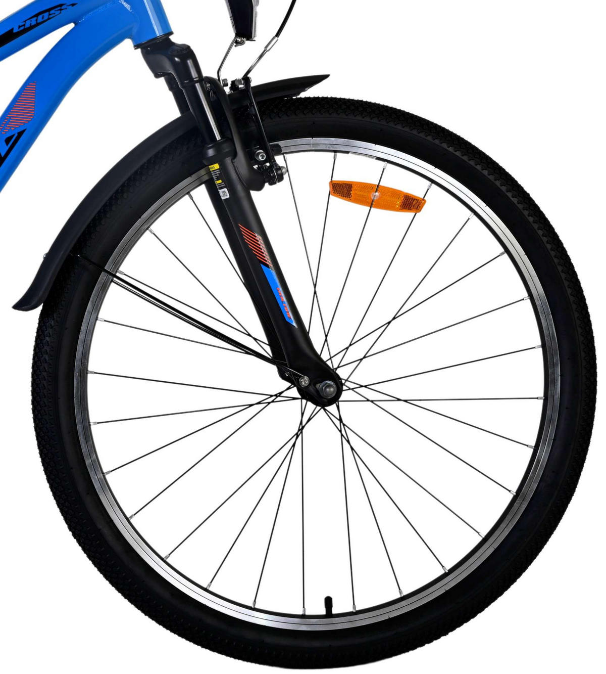 KINDERFAHRRAD Cross - Jungen - Rücktritt + Handbremse - 26 Zoll - Blau - Blau, Metall (77cm) - TPFSports