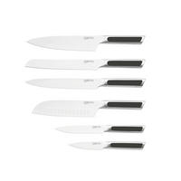 KÜCHENMESSER Loki - 6er-Set - Silberfarben, Metall (1cm) - Björn