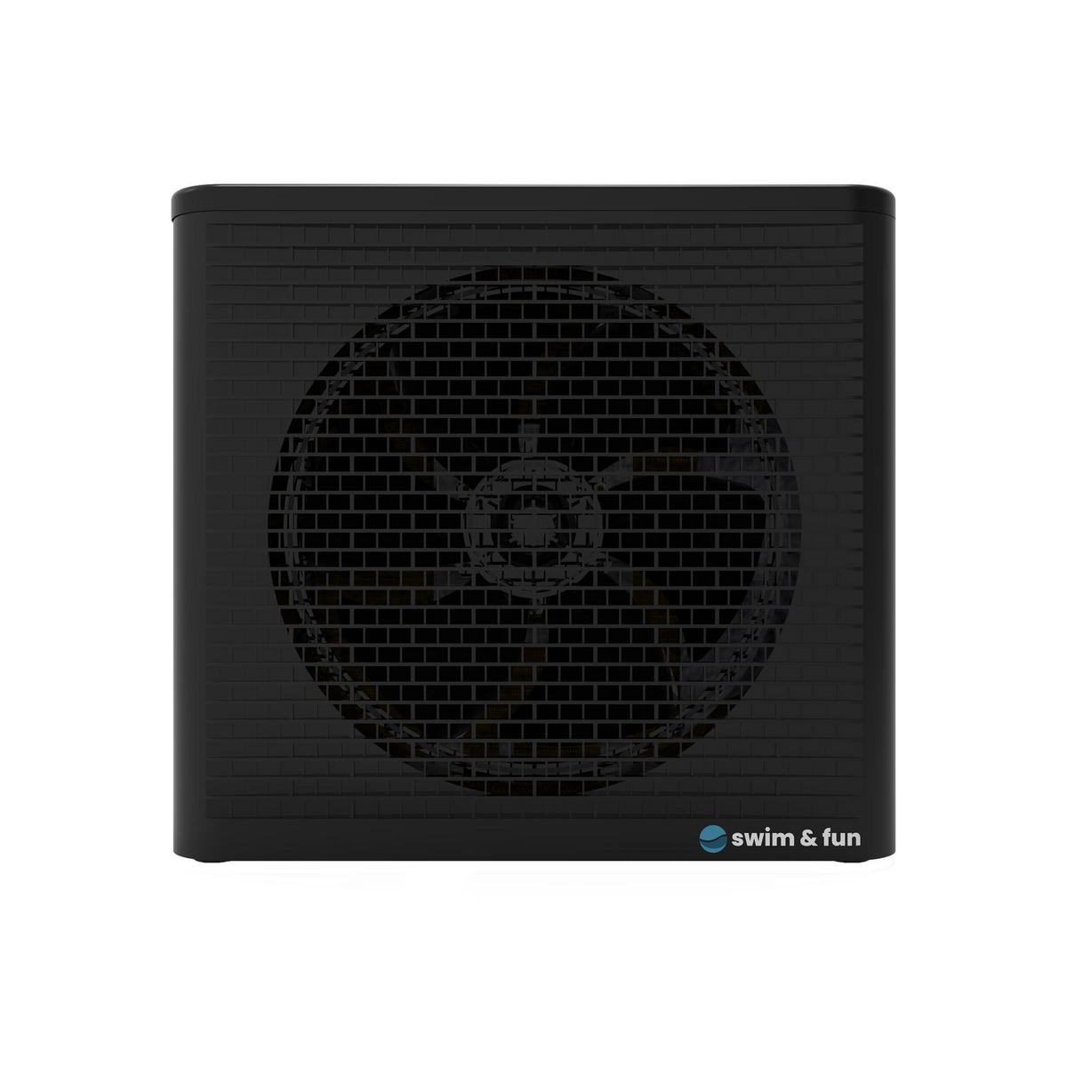 WÄRMEPUMPE 5 kW HeatCube Poolheizung - Schwarz, Kunststoff (43/42/46cm) - Swim & Fun 