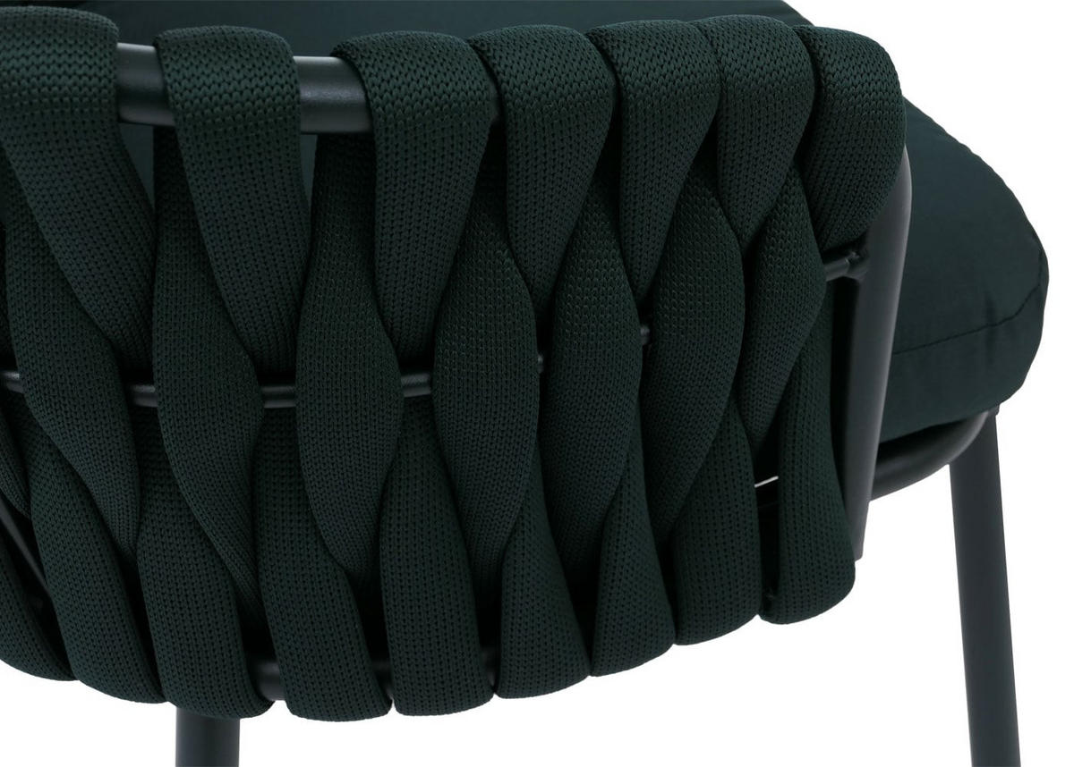 ZÁHRADNÁ STOLIČKA Zelená - zelená, kov (56/71/57cm) - MCW