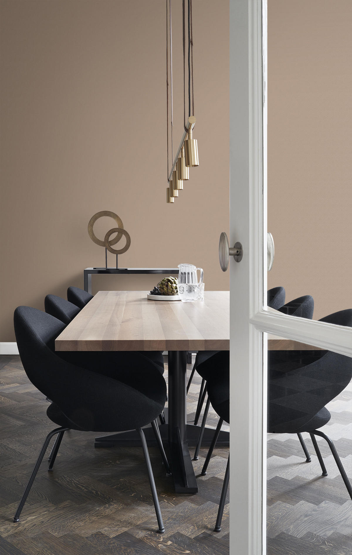 TAPETE kleine Ornamente 53 cm x 10.05 m - Braun, Papier (53/1000cm) - Origin Wallcoverings