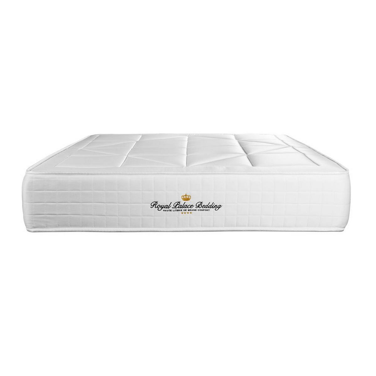 MATRATZE Windsor Taschenfederkern und Memory-Schaum 130 x 190 cm h1 - Weiß, Textil (130/190cm) - ROYAL PALACE BEDDING