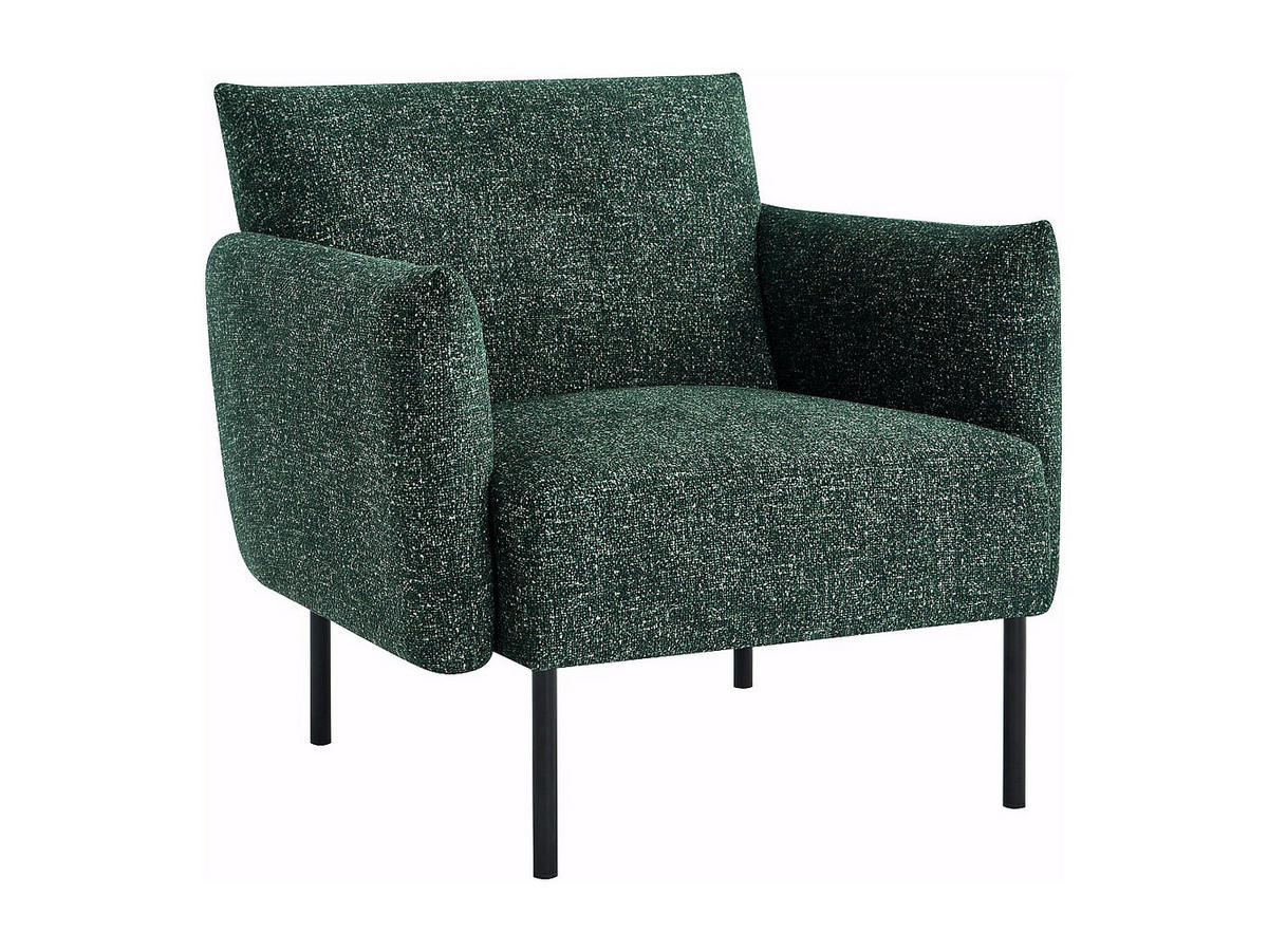 SESSEL mit gerader Rückenlehne - 1 Person - stoff - grün Geraldia - Grün, Textil/Metall (78/80/81cm) - Vente-Unique