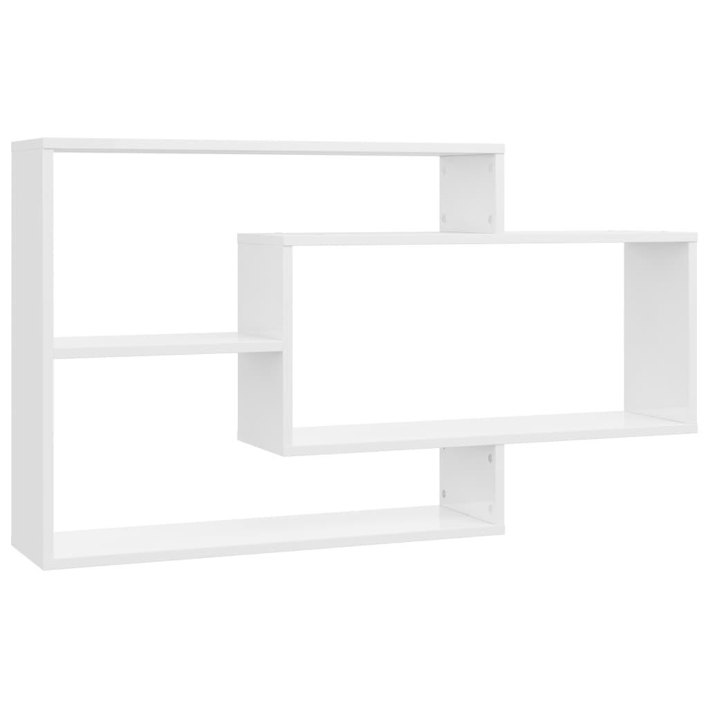 WANDREGALE Hochglanz-Weiß 104x20x58,5 cm Holzwerkstoff - Weiß, Holzwerkstoff (104/58.5/20cm) - furnicato