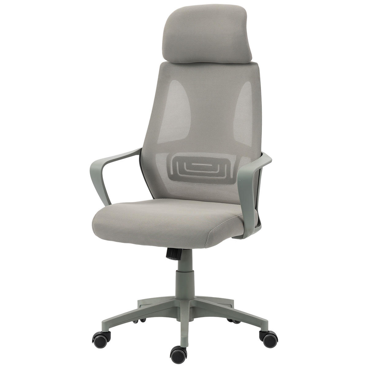 DREHSTUHL PANG-8V3K9L Grau - Grau, Fell (55/126/64cm) - PANGIVO