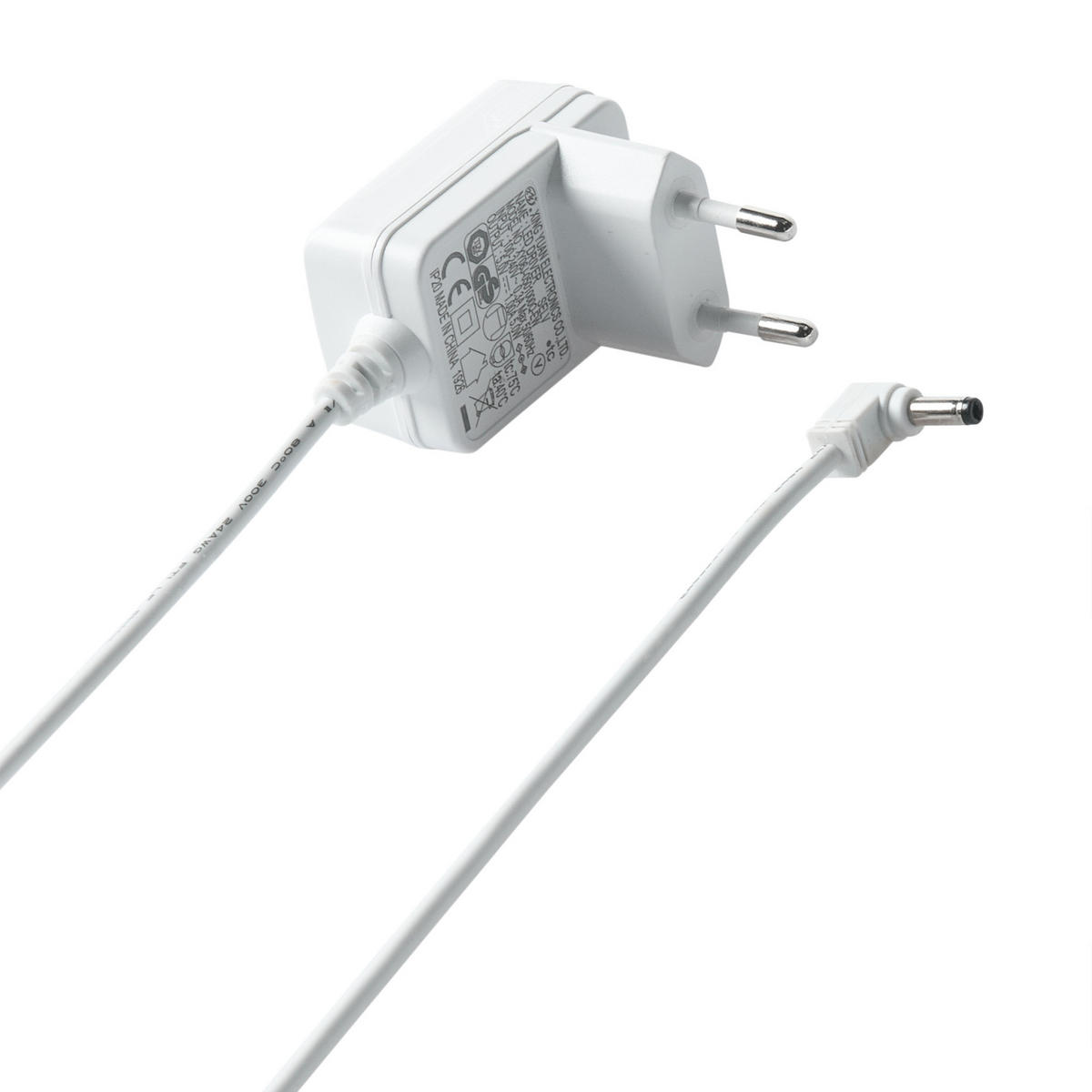 LED-TISCHLAMPE Weiß Tuira - Weiß, Kunststoff (21/21/22cm) - Beliani