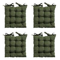 SITZKISSEN Panama 46/46 cm 4er-Set - Waldgrün, Textil (46/6/46cm) - Madison