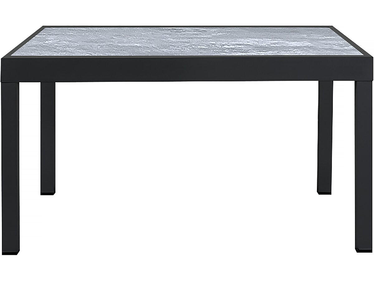 GARTENTISCH lagos Grau - Grau, Metall (105/200/76cm) - Habitat Garten